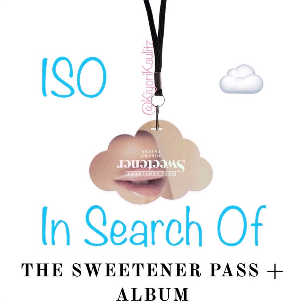 IN SEARCH OF ARIANA GRANDE SWEETENER PASS LANYARD